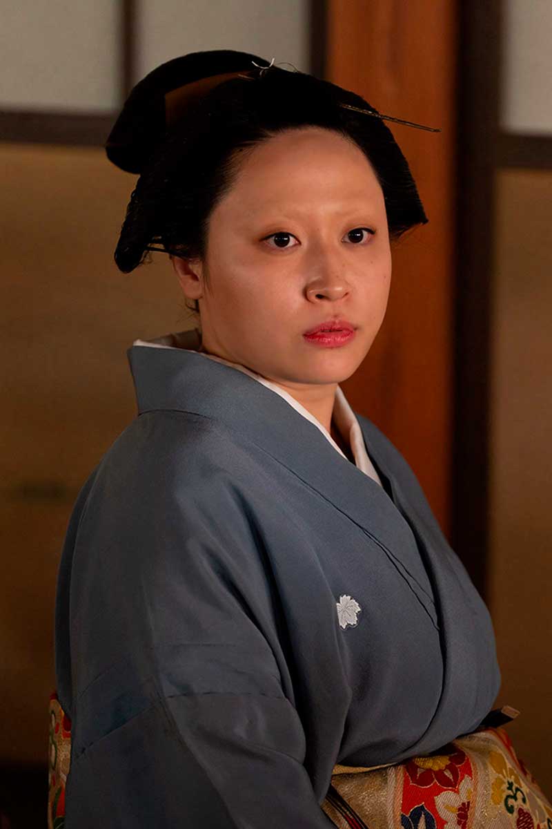 蔦重の義理の兄・次郎兵衛の妻・とくを演じる丸山礼【写真:(C)NHK】