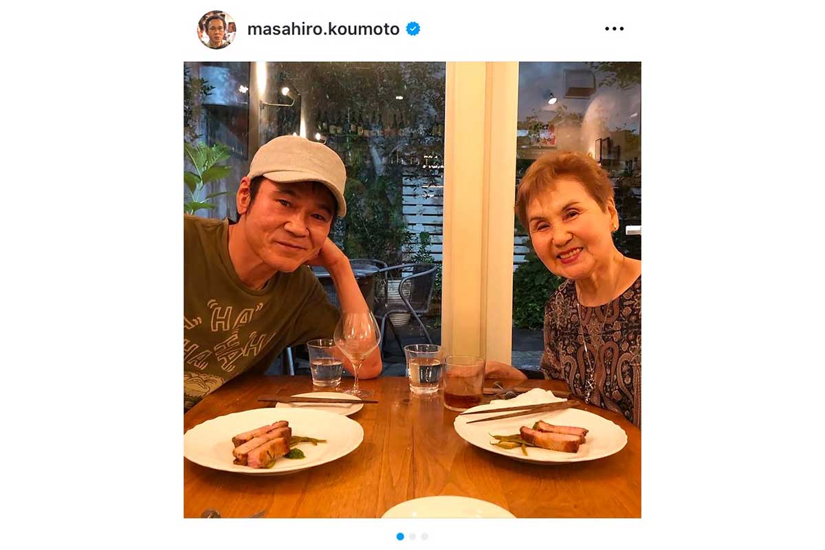 甲本雅裕の実際の投稿【写真：インスタグラム（@masahiro.koumoto）より】