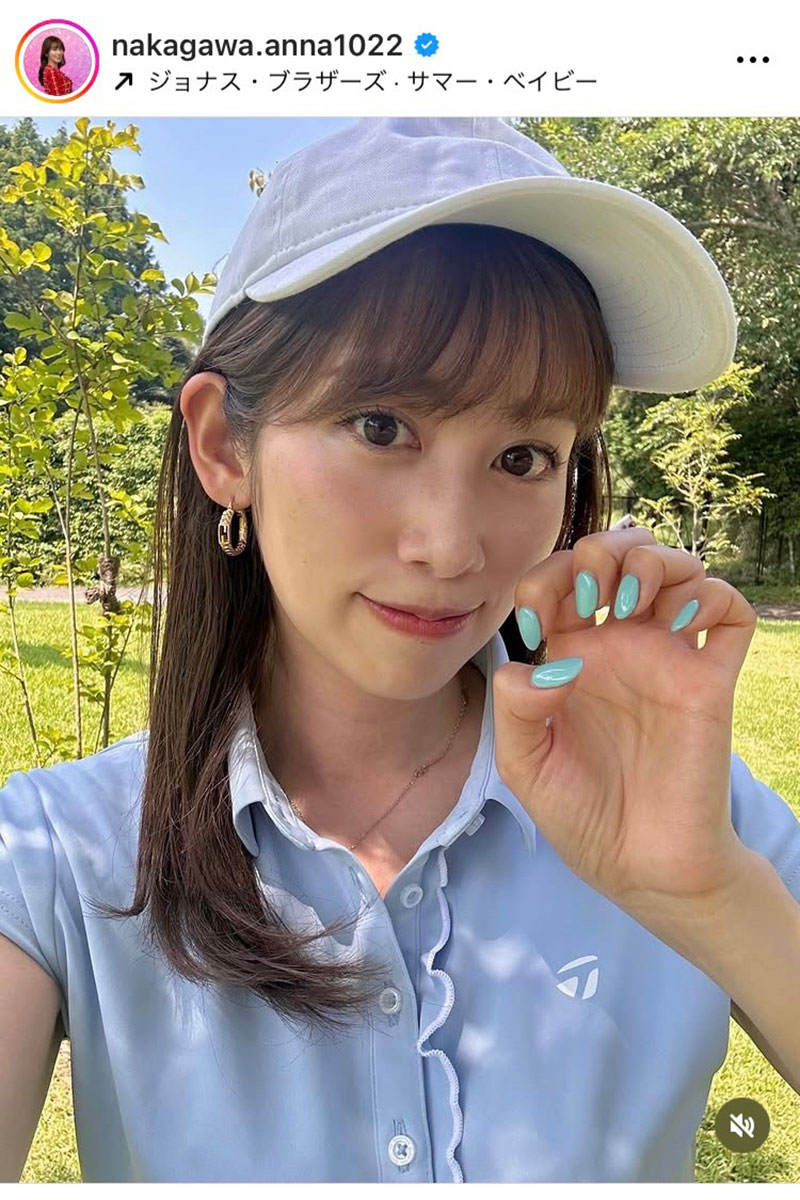 中川安奈【写真:インスタグラム(@nakagawa.anna1022)より】