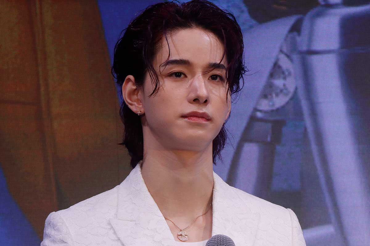 イベントに登場したJO1の佐藤景瑚【写真：ENCOUNT編集部】