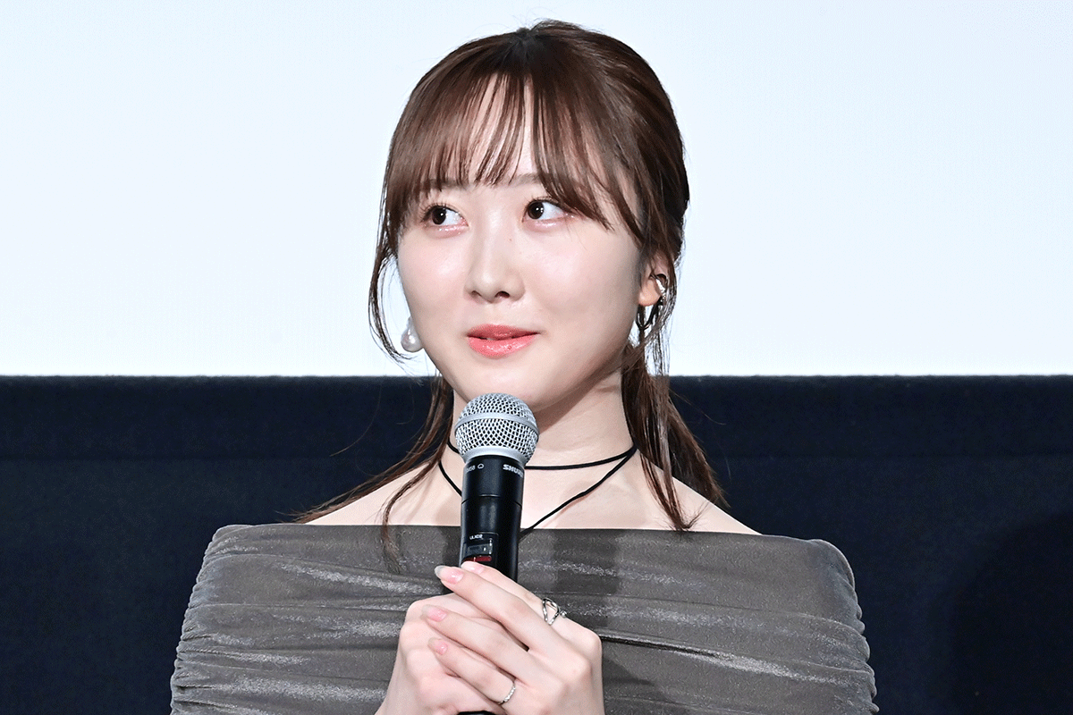 舞台あいさつに登壇した本田望結【写真:ENCOUNT編集部】