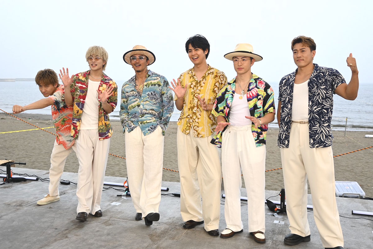 配信イベントを行ったGENERATIONS【写真:ENCOUNT編集部】