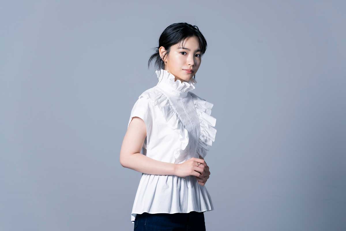 『ちはやふる-めぐり-』の魅力を語った當真あみ【写真:舛元清香】