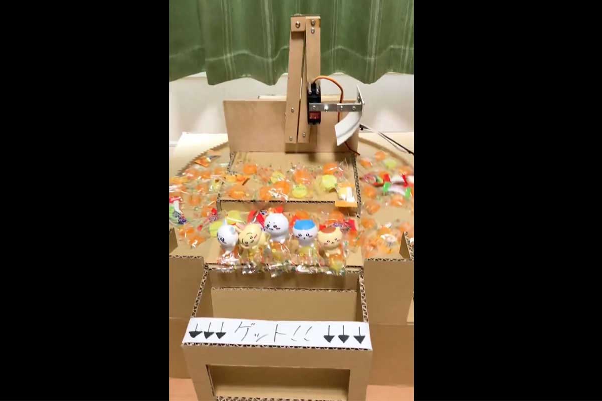 「天才やんw」懐かしのクレーンゲームを完全再現　23歳がたった1日で…ネット驚愕「キットにして販売して欲しい」