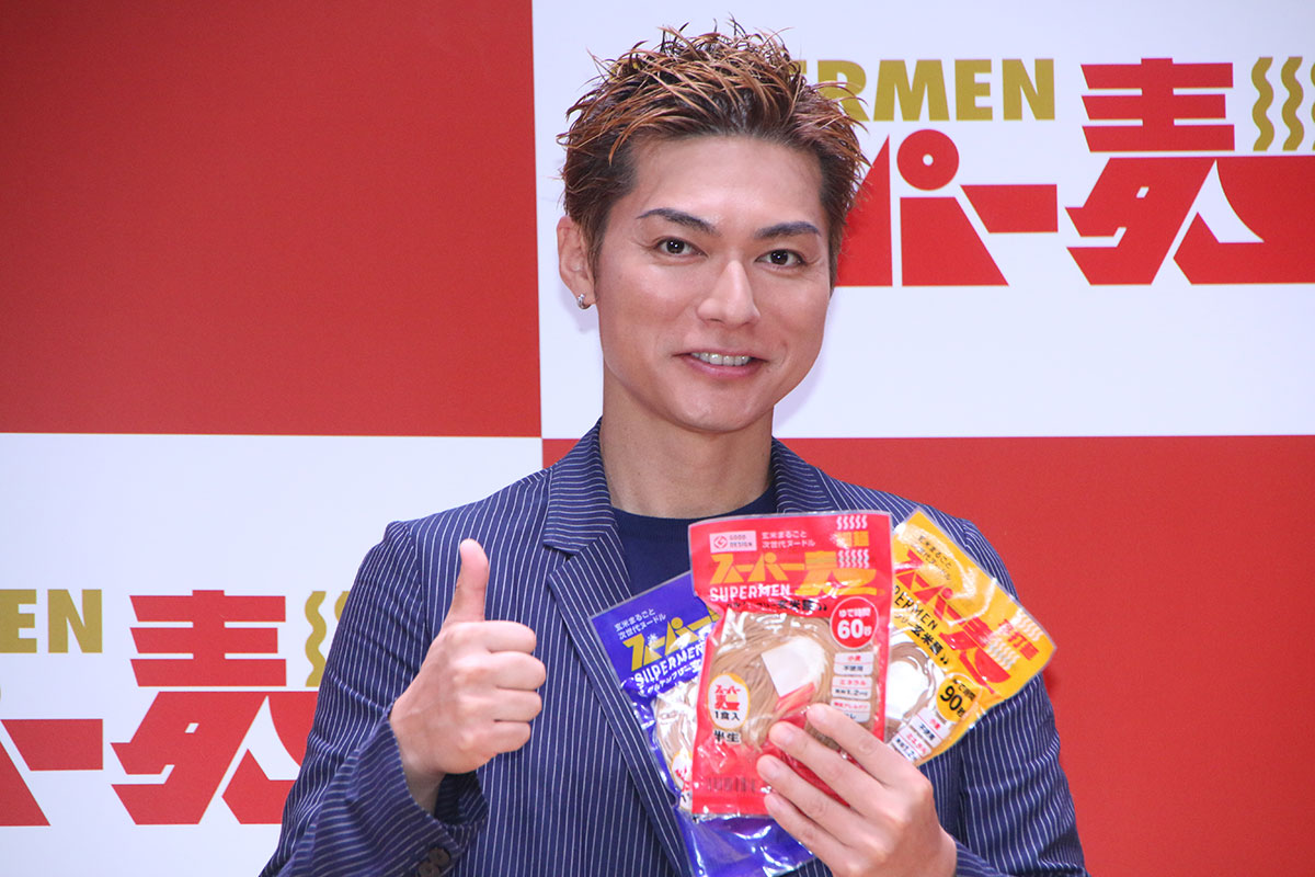EXILE SHOKICHI、暑さ対策はランニングと坂ダッシュ「追い込むのが好き」　“スーパー麺”アンバサダーに就任し料理トークも