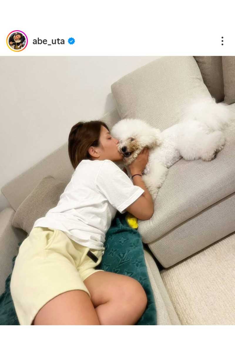阿部詩の実際の投稿【写真:インスタグラム(@abe_uta)より】