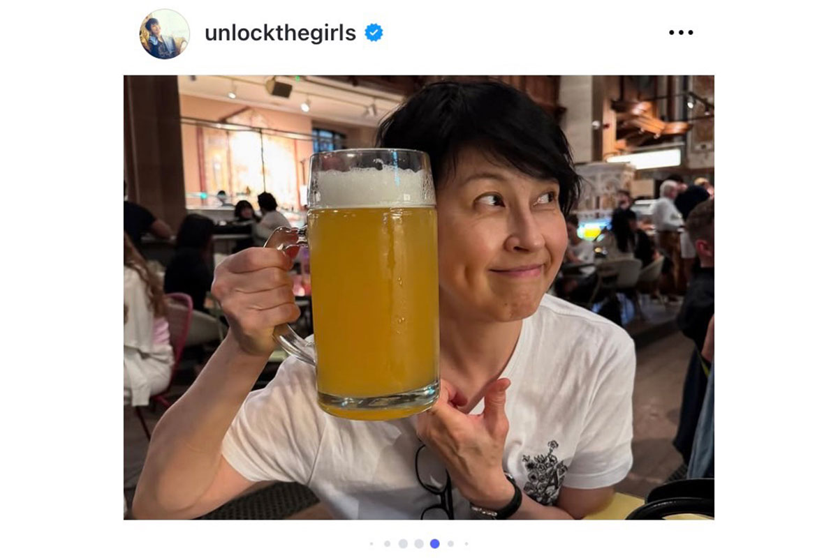 岸谷香【写真:インスタグラム(@unlockthegirls)より】