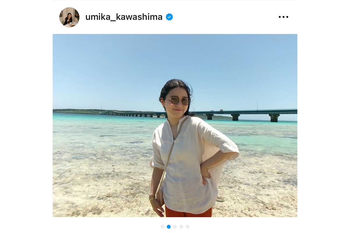 川島海荷【写真:インスタグラム(@umika_kawashima)より】