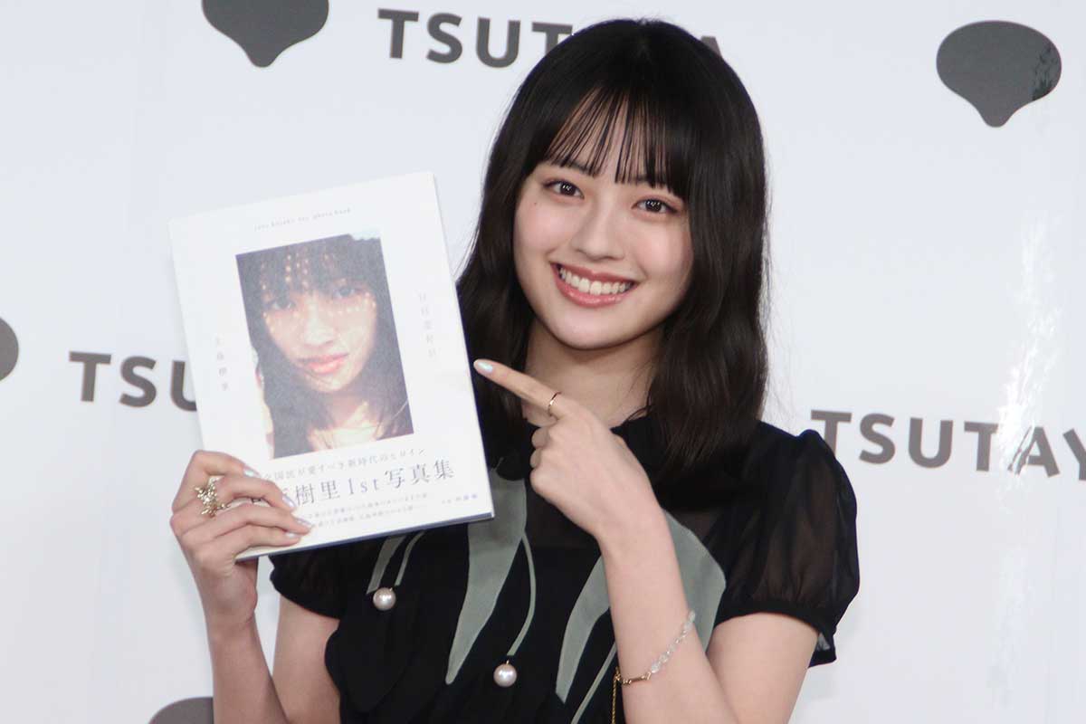 写真集『日日是好日』刊行記念プレス取材会に登場した上坂樹里【写真:ENCOUNT編集部】