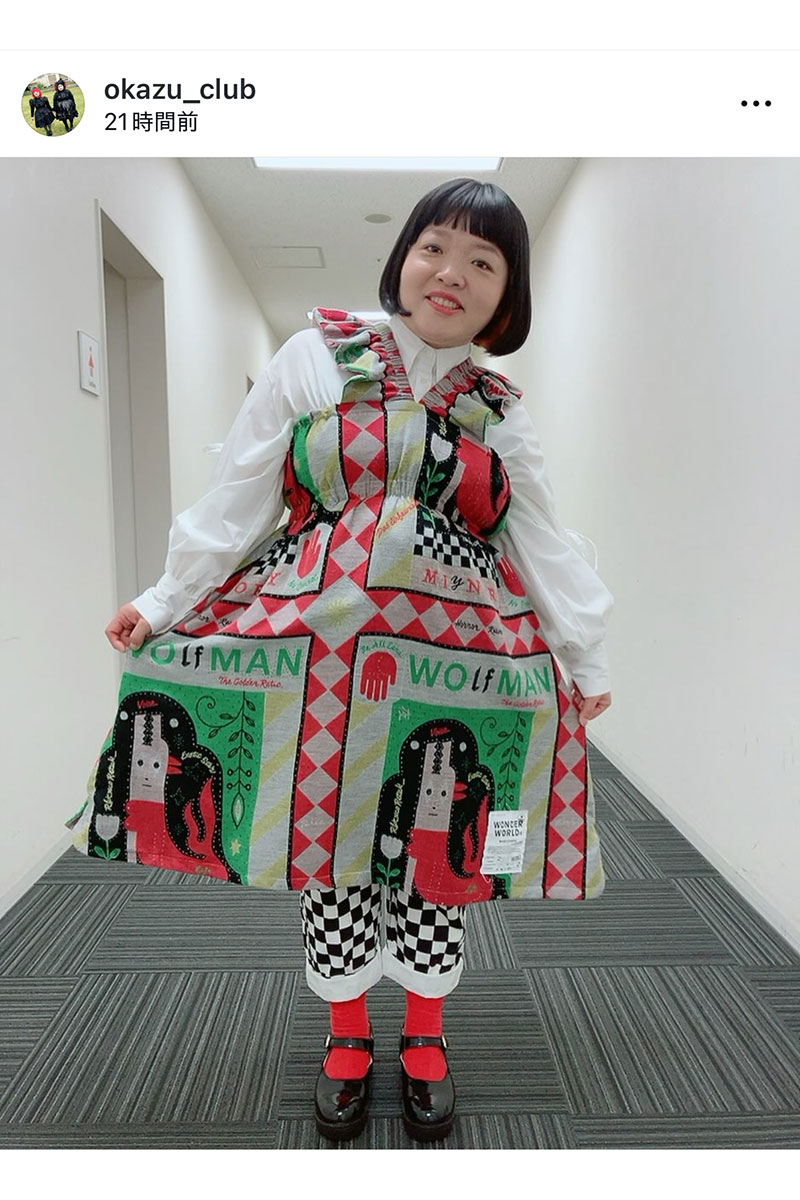 オカリナの実際の投稿【写真:インスタグラム(@okazu_club)より】