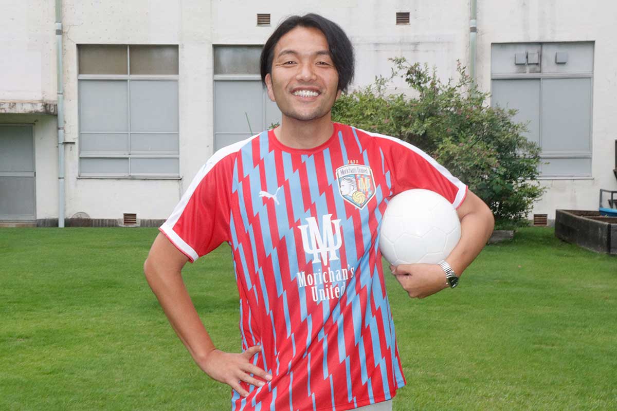 取材に応じた見取り図・盛山晋太郎【写真:ENCOUNT編集部】
