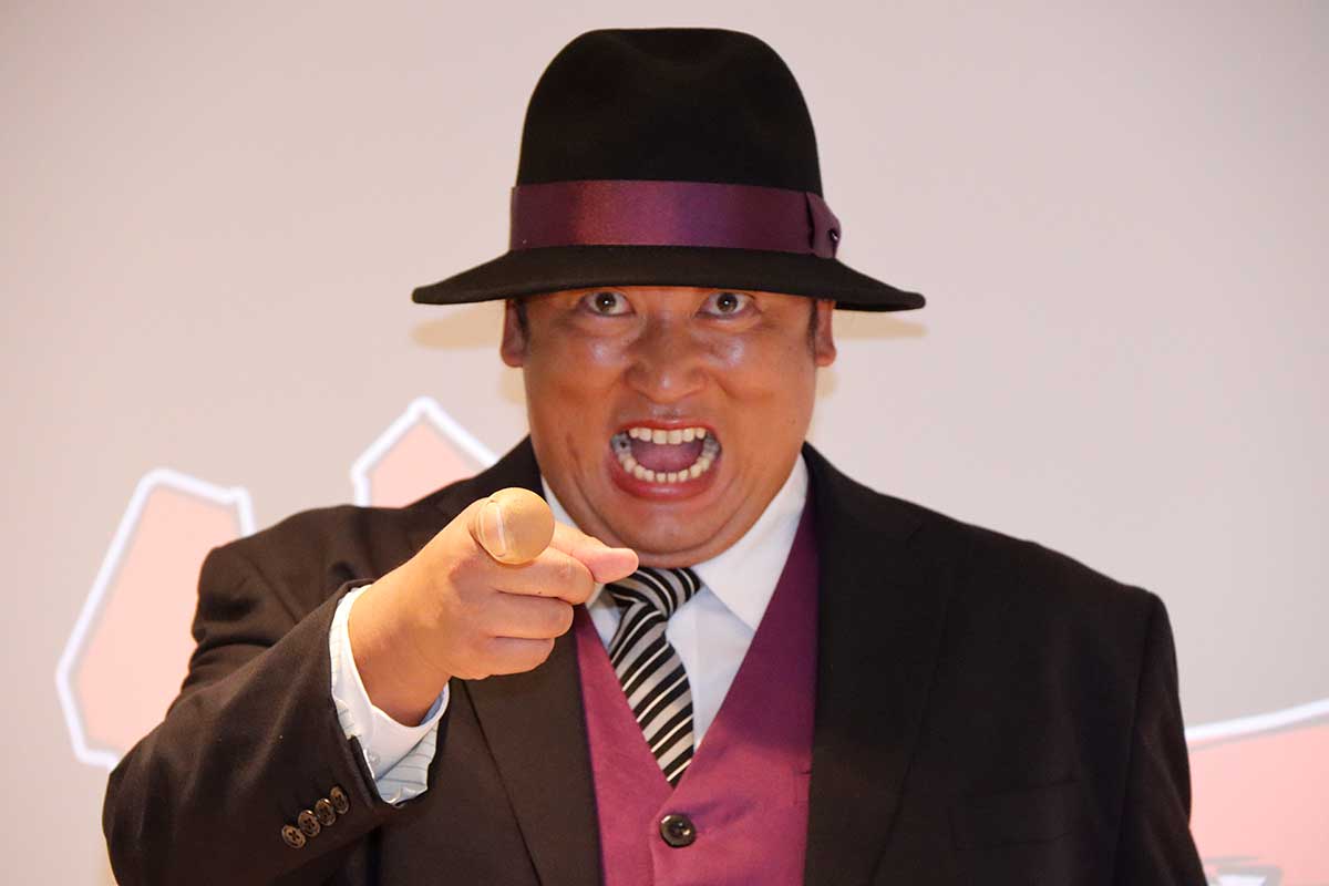 イベントに出席したロバートの秋山竜次【写真：ENCOUNT編集部】