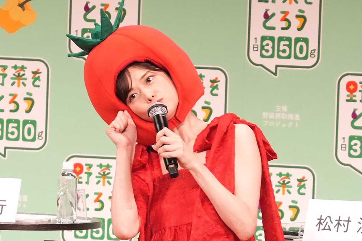 イベントに出席した松村沙友里【写真：ENCOUNT編集部】