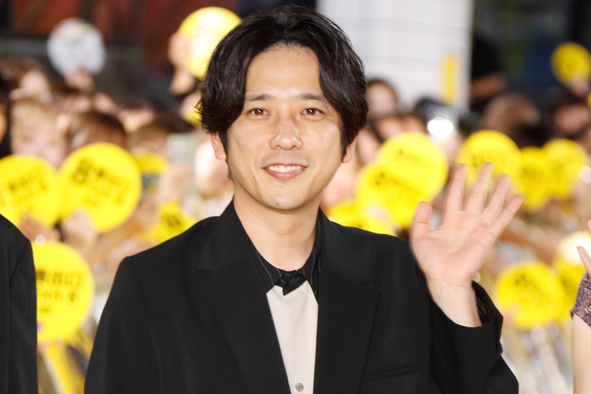イベントに出席した嵐の二宮和也【写真:ENCOUNT編集部】