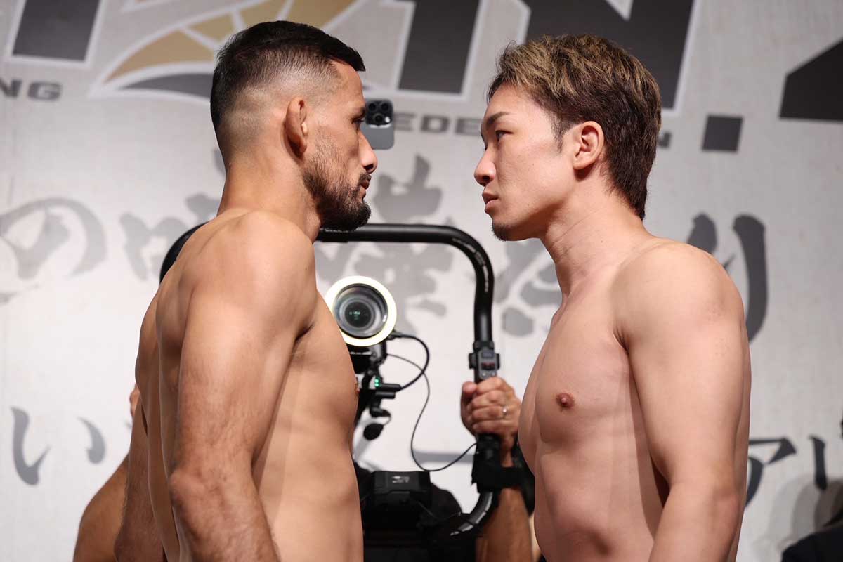 【RIZIN】朝倉未来「すごい試合にします」ファンの前で宣言、クレベルと12秒フェイスオフ…会場大歓声