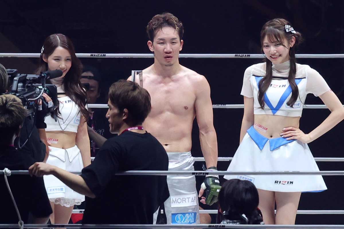 【RIZIN】朝倉未来の勝利をリングサイドで祈る“大物”の姿にネット歓喜　「いいやつやなー」「本当に嬉しそう」な天心が目撃される