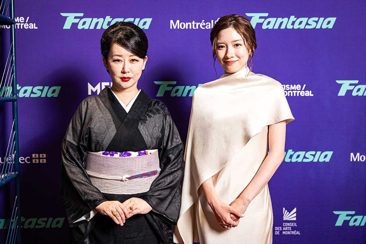 ファンタジア国際映画祭に出席した東村アキコ(左)と永野芽郁【写真:(C)Charles-Antoine Marcotte】