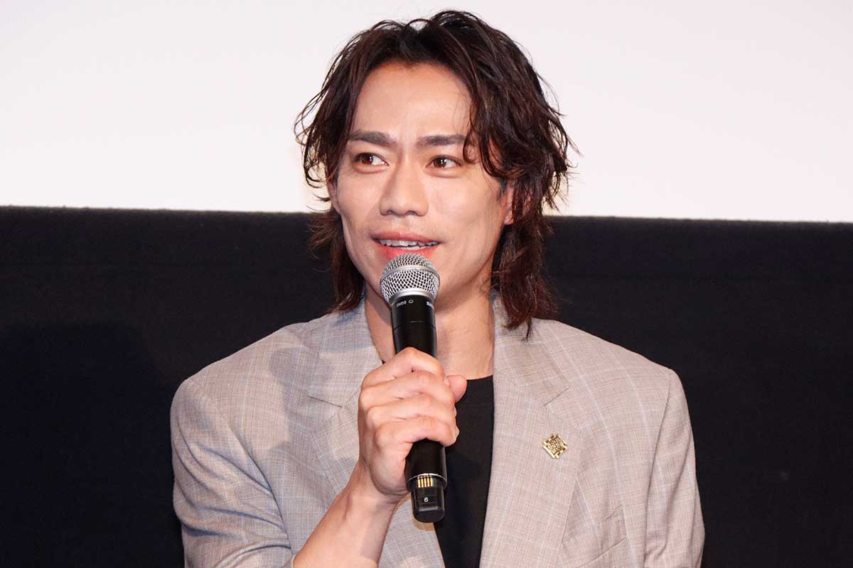 完成披露舞台あいさつに登壇した高橋大輔【写真:ENCOUNT編集部】