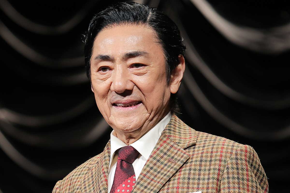 製作発表記者会見に登壇した市村正親【写真：ENCOUNT編集部】