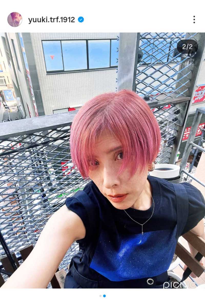TRF・YU-KIの実際の投稿【写真:インスタグラム(@yuuki.trf.1912)より】