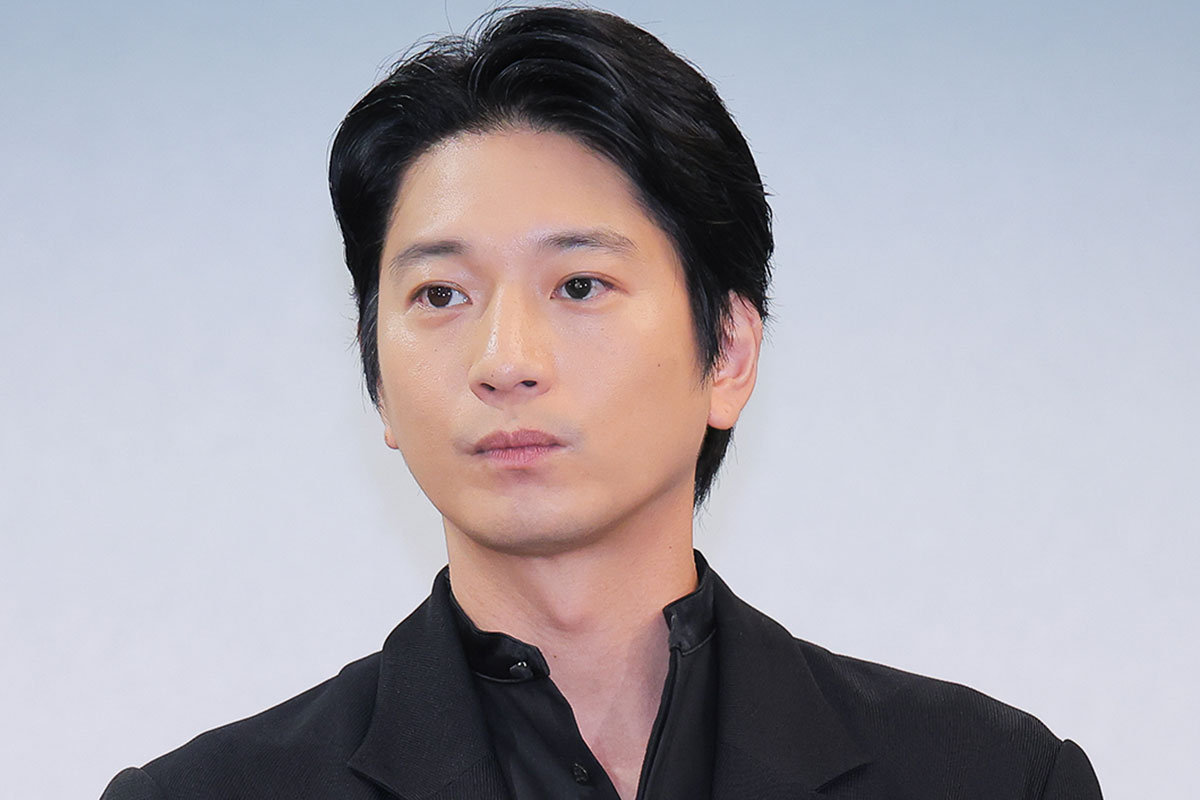 製作発表に登場した向井理【写真:ENCOUNT編集部】