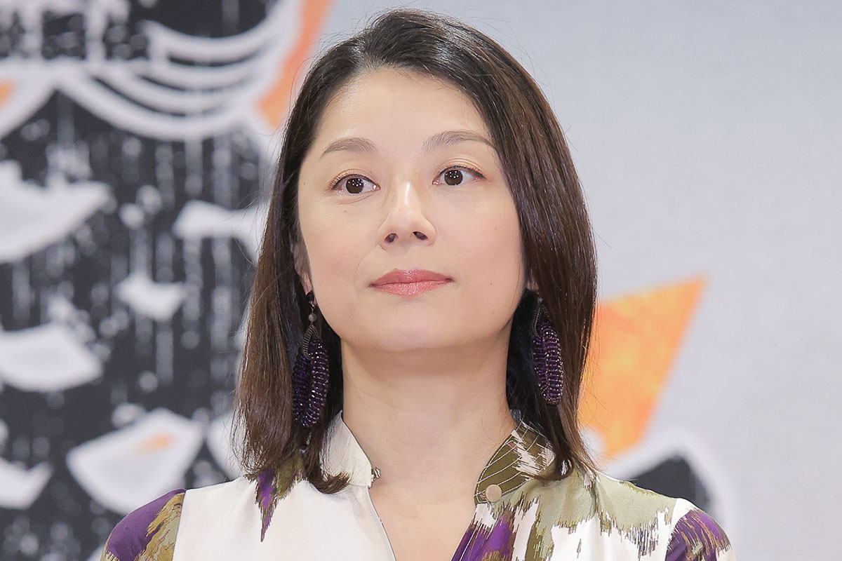 製作発表に登場した小池栄子【写真：ENCOUNT編集部】