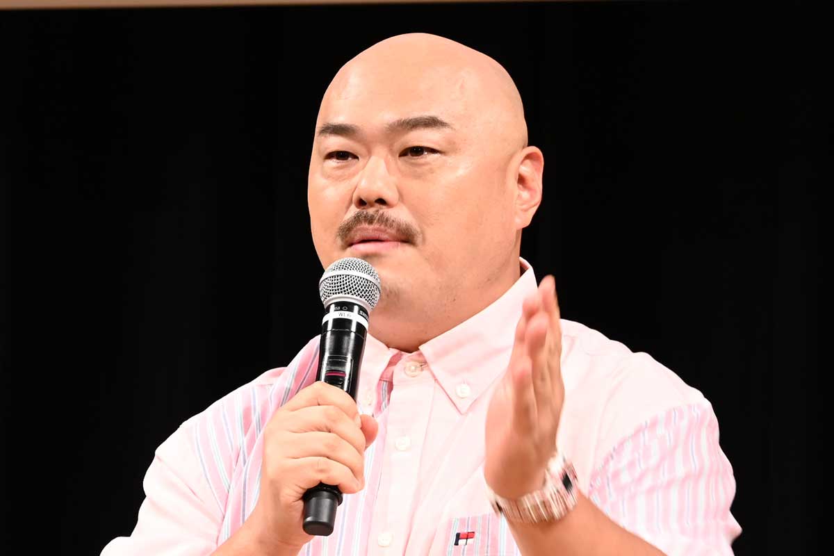 イベントに出席した安田大サーカスのクロちゃん【写真：ENCOUNT編集部】