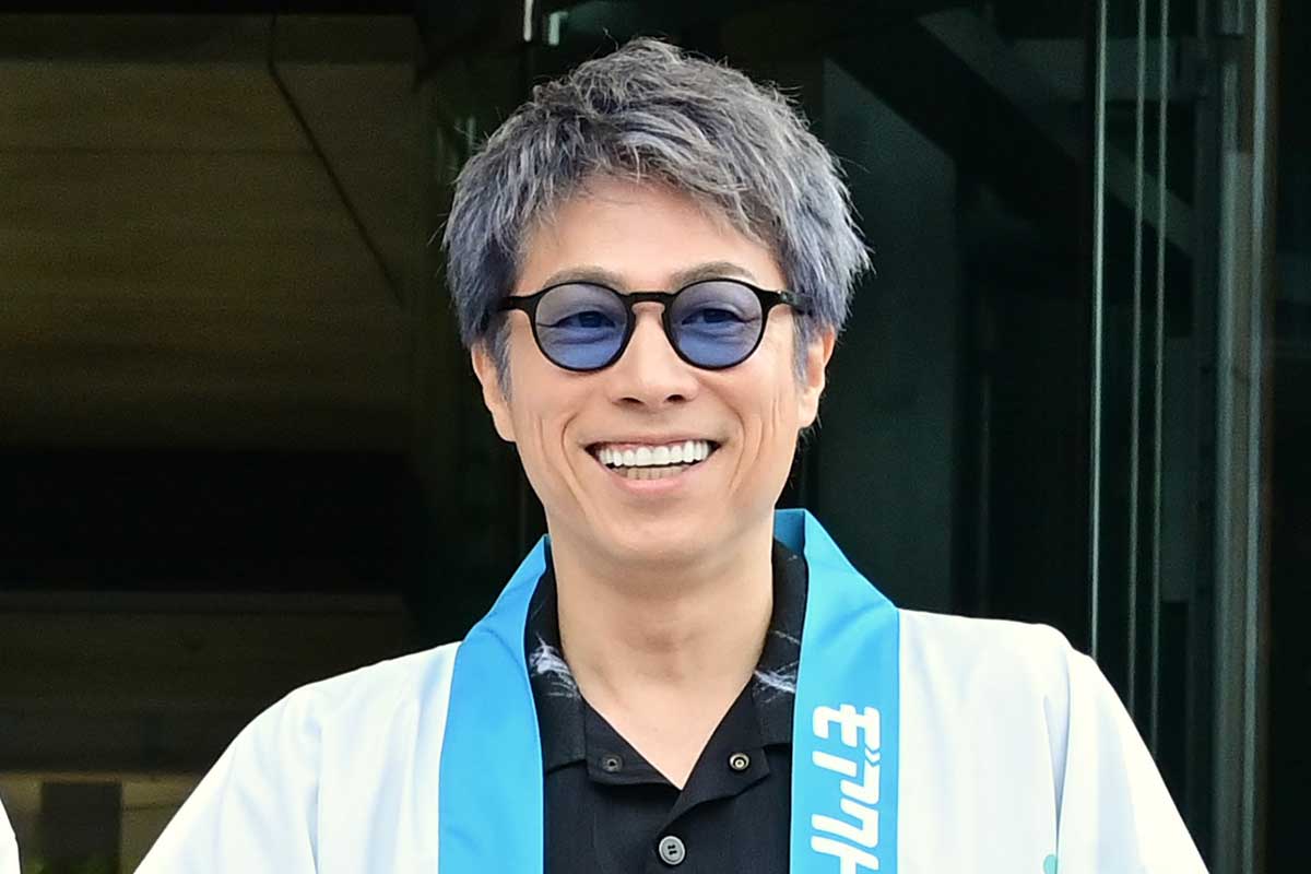 イベントに出席した田村淳【写真:ENCOUNT編集部】