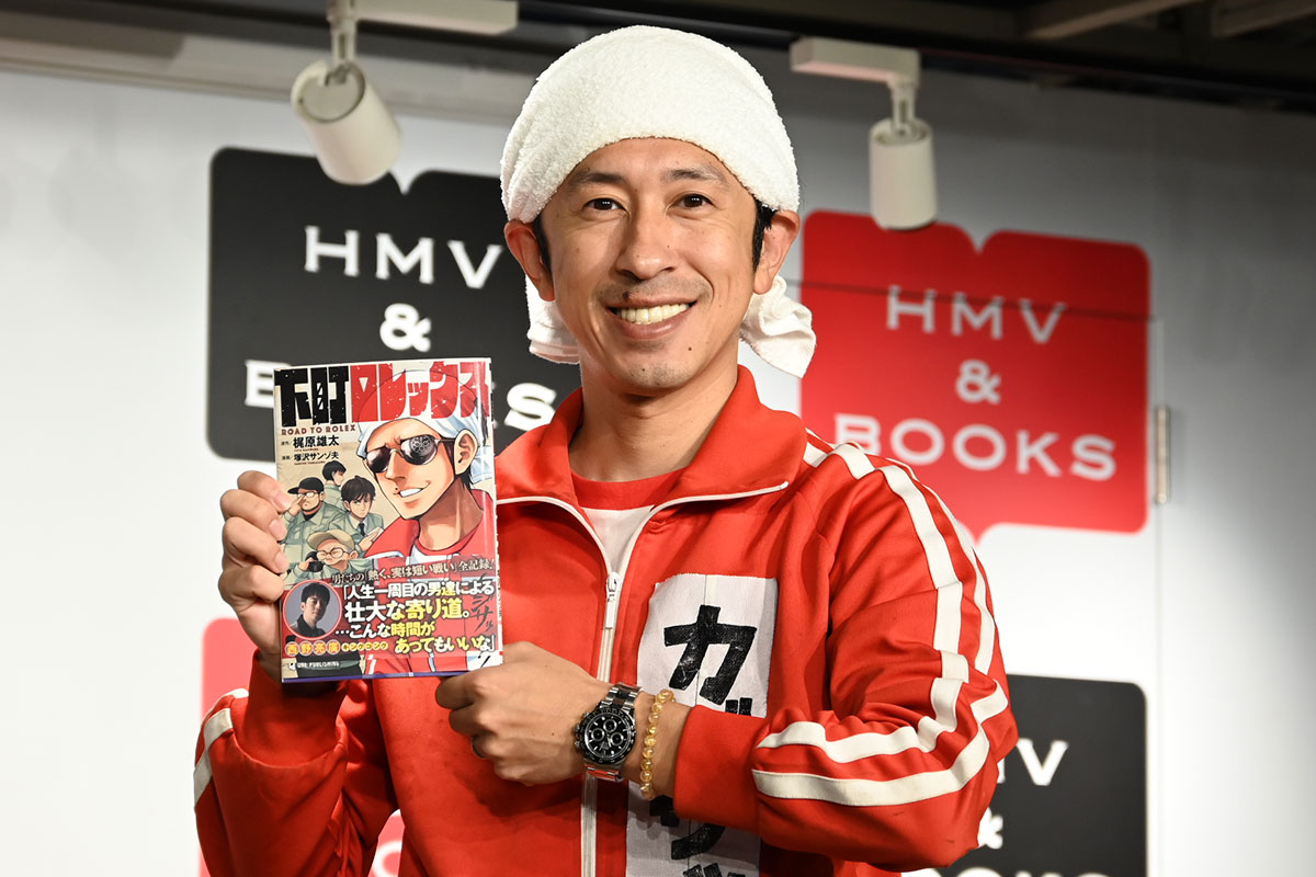 取材会に出席した梶原雄太【写真:ENCOUNT編集部】