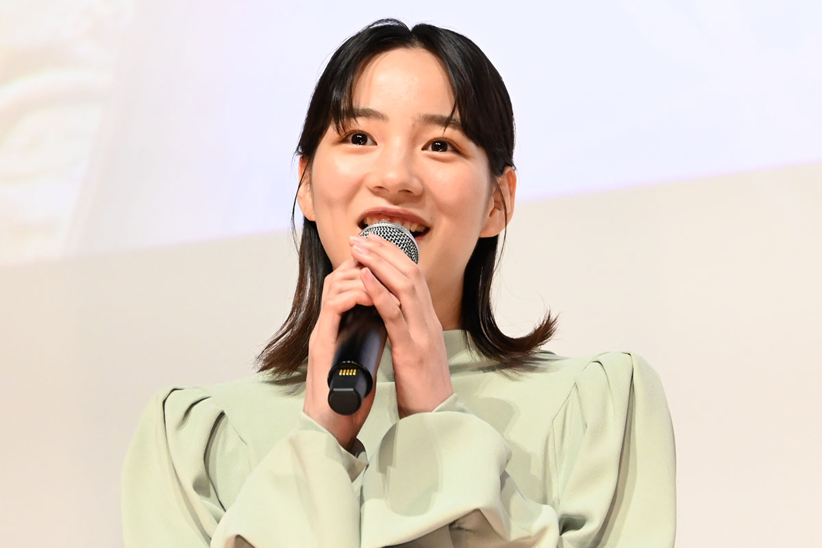 舞台あいさつに登壇したのん【写真：ENCOUNT編集部】