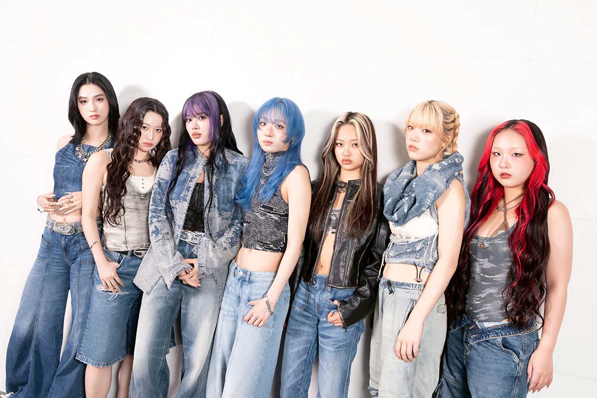 DIESELとコラボした衣装のHANA【写真：増田美咲】
