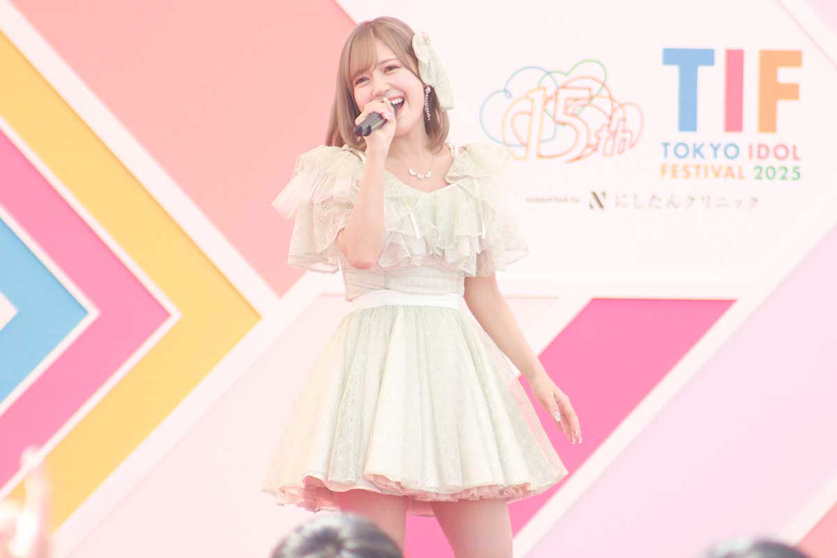 TIFにソロ出演した＝LOVEの諸橋沙夏【写真：ENCOUNT編集部】