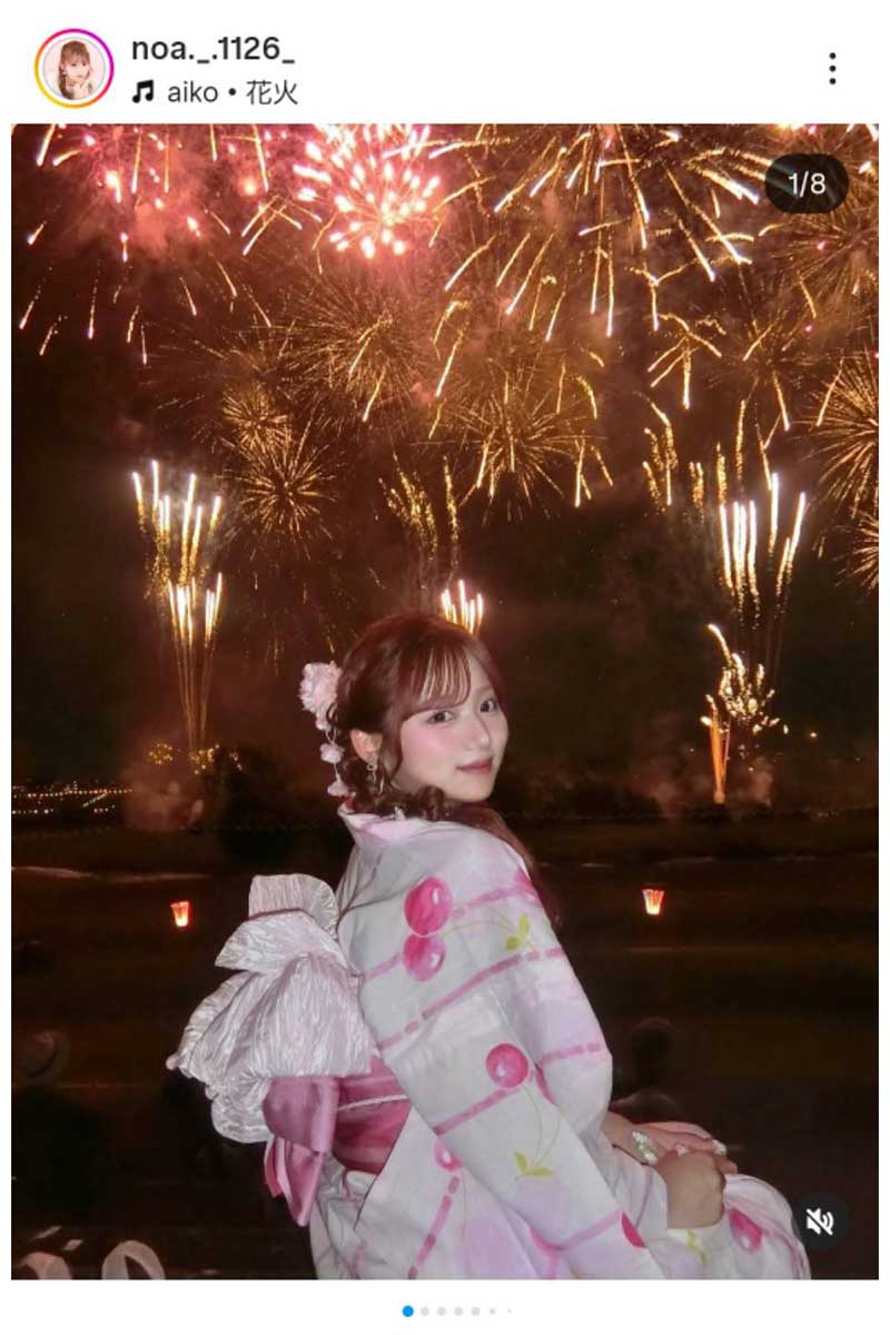 希空の実際の投稿【写真:インスタグラム(@noa._.1126_)より】