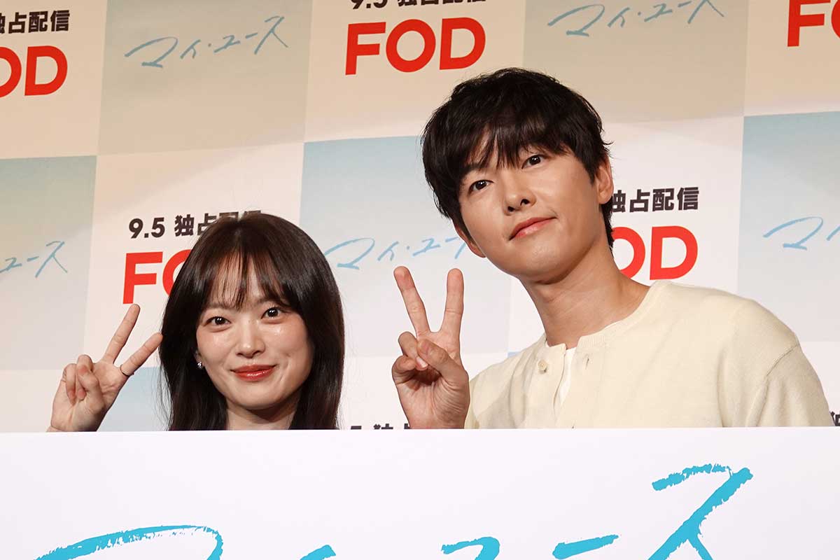 流暢な日本語も交えてアピールした【写真：ENCOUNT編集部】