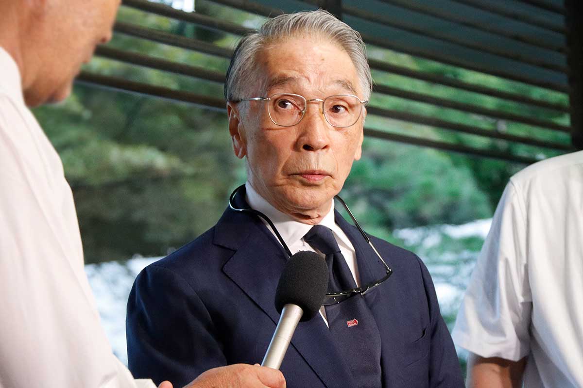 参列した堺正章【写真:ENCOUNT編集部】