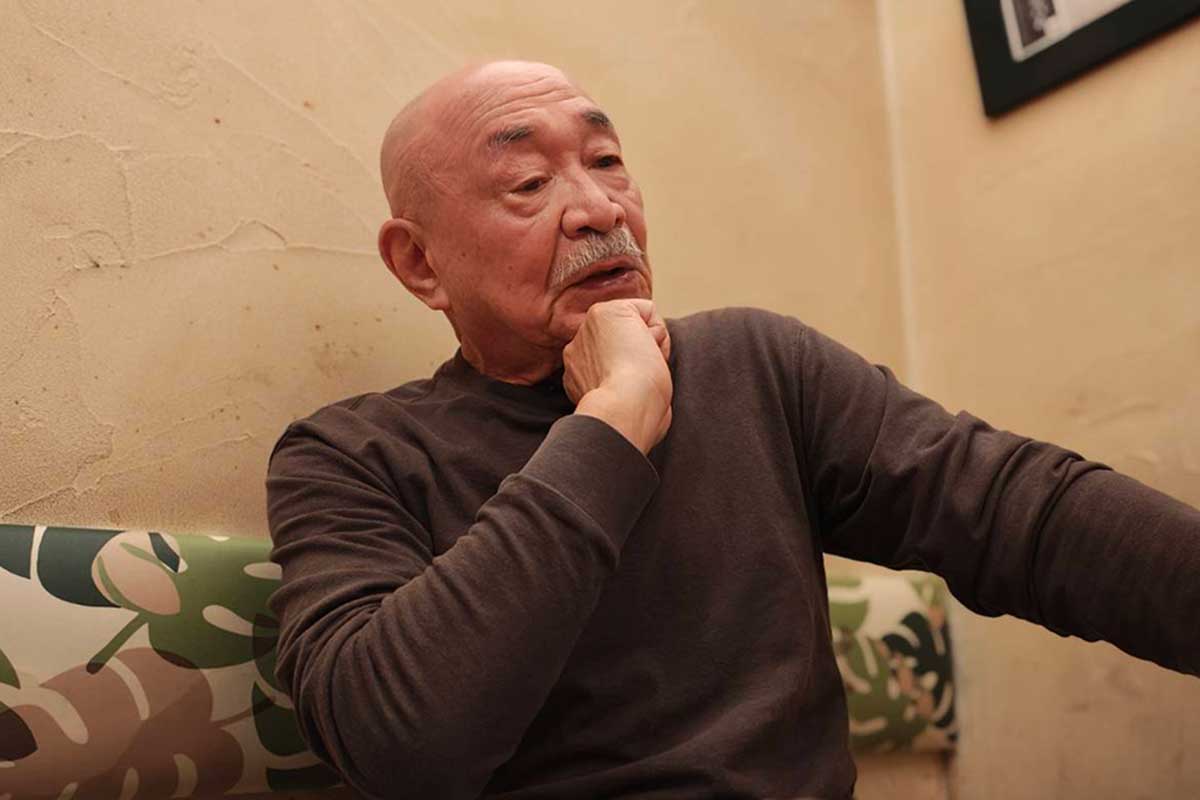 インタビューに応じた武論尊先生【写真：ENCOUNT編集部】