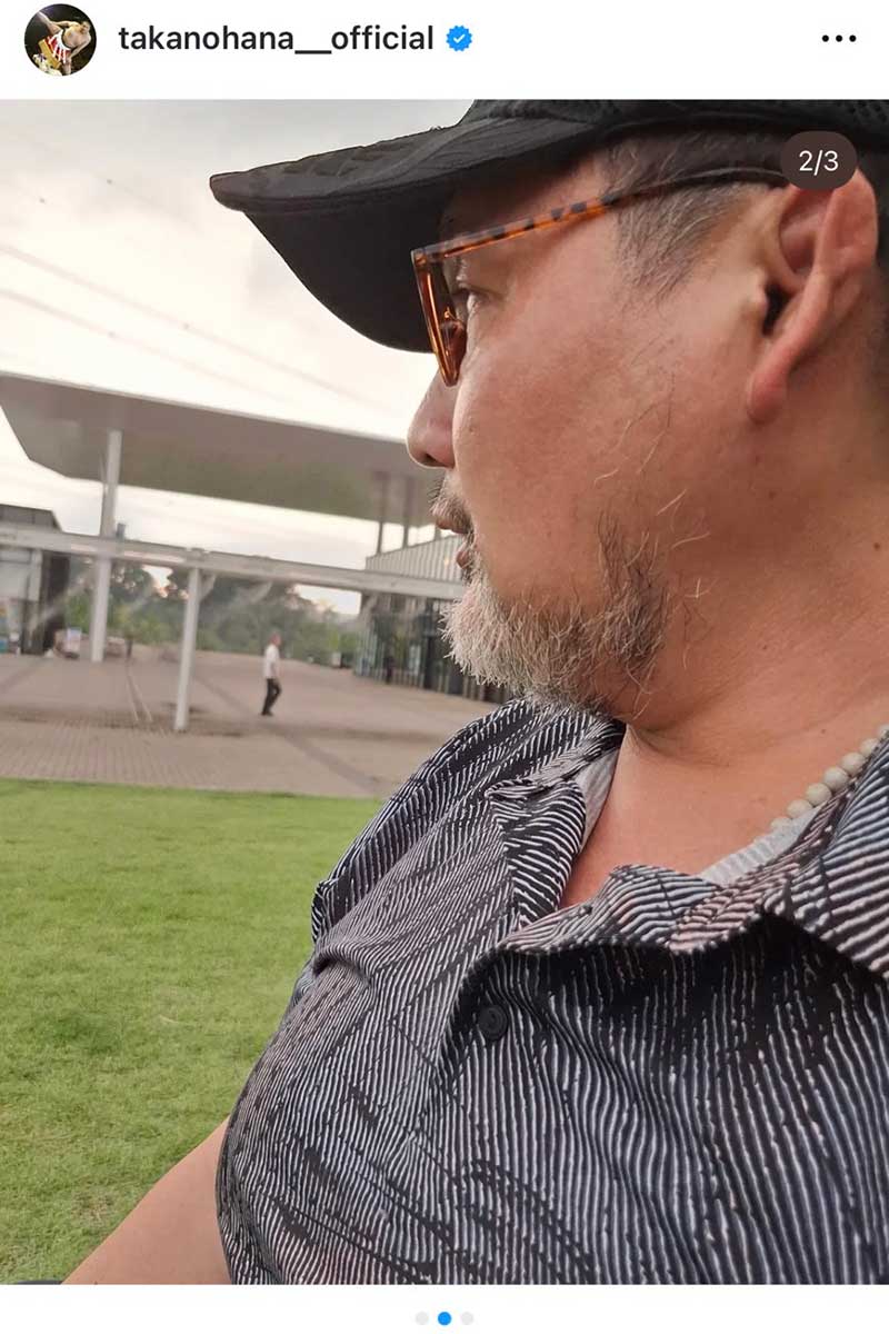 貴乃花光司氏【写真：インスタグラム（@takanohana__official）より】