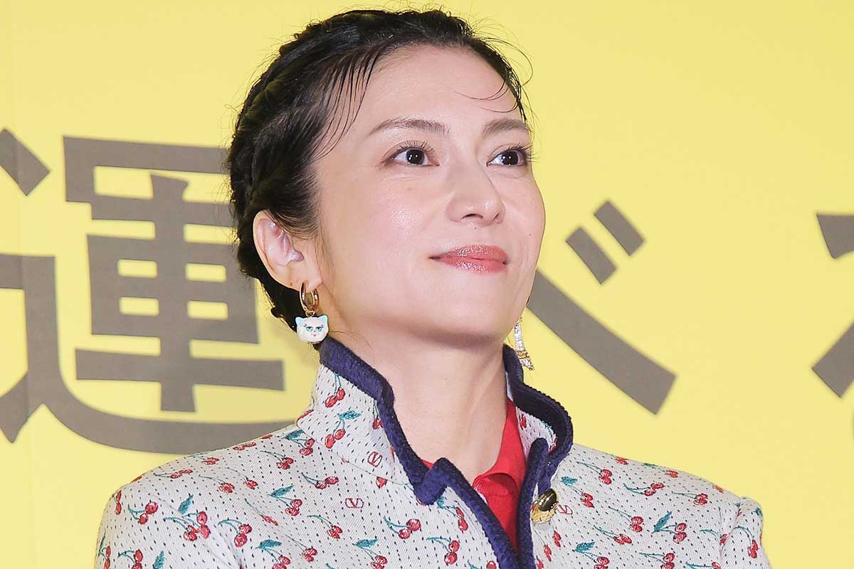 舞台あいさつに登壇した柴咲コウ【写真:ENCOUNT編集部】