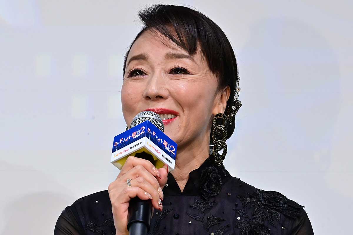 トークイベントに出席した浅野ゆう子【写真:ENCOUNT編集部】