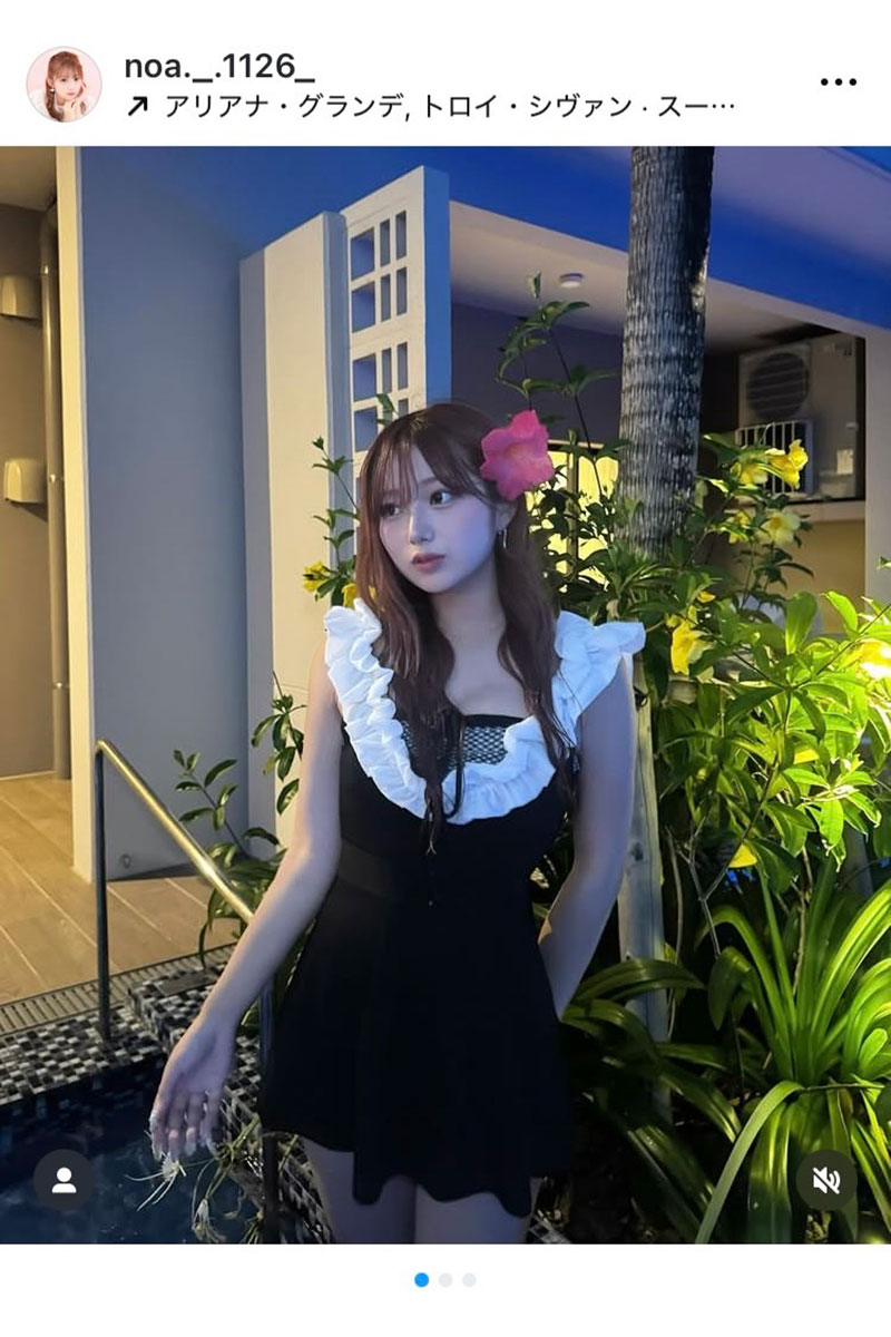 希空の実際の投稿【写真：インスタグラム（＠noa._.1126_）より】