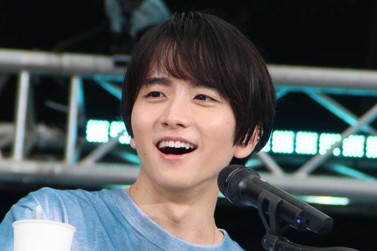 公開収録に出席した板垣李光人【写真:ENCOUNT編集部】