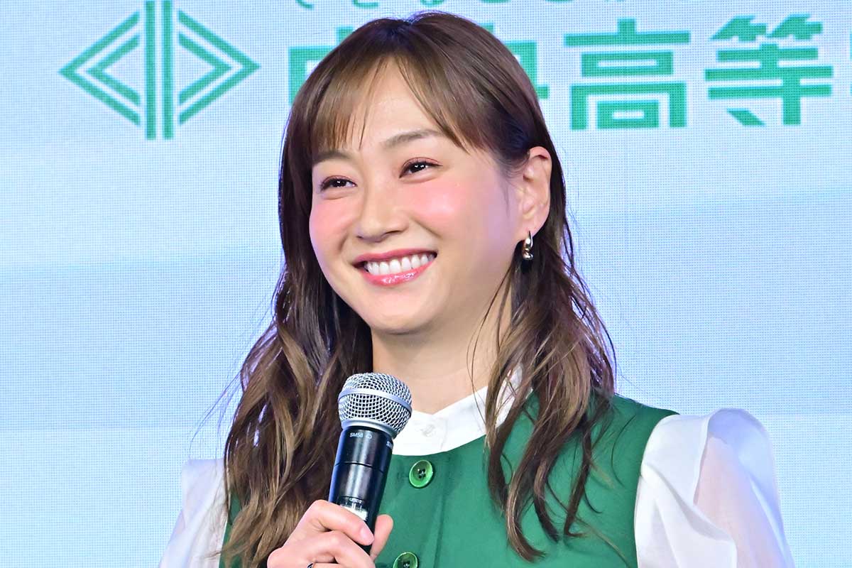 イベントに登壇した藤本美貴【写真：ENCOUNT編集部】