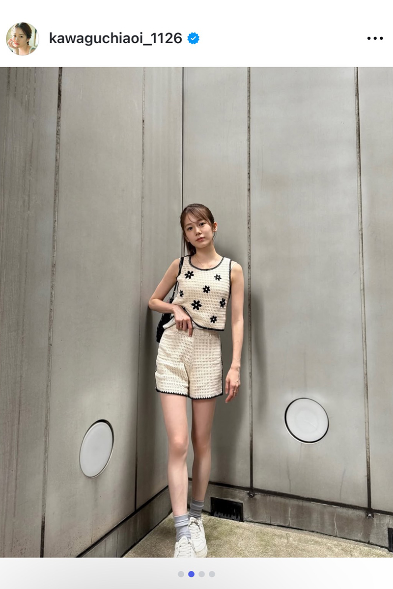 川口葵【写真：インスタグラム（＠kawaguchiaoi_1126）より】