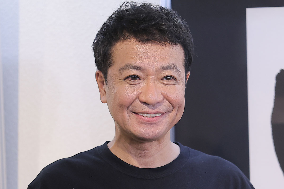取材会に出席した中山秀征【写真：ENCOUNT編集部】