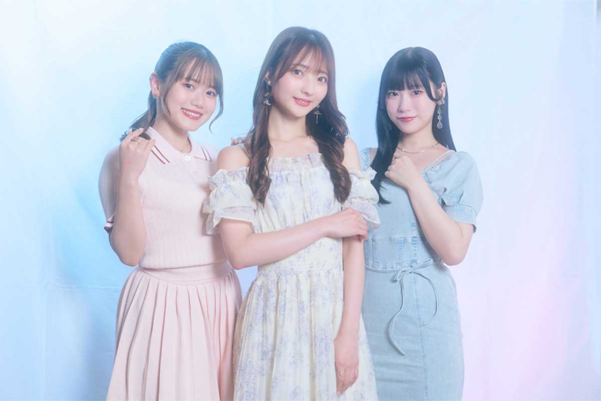 3人体制となったClariS (左からアンナ、クララ、エリー)【写真:Jumpei Yamada(ブライトイデア)】