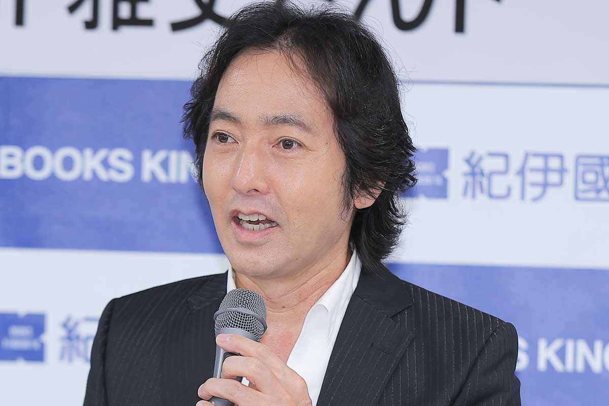 イベントに出席した秋川雅史【写真：ENCOUNT編集部】
