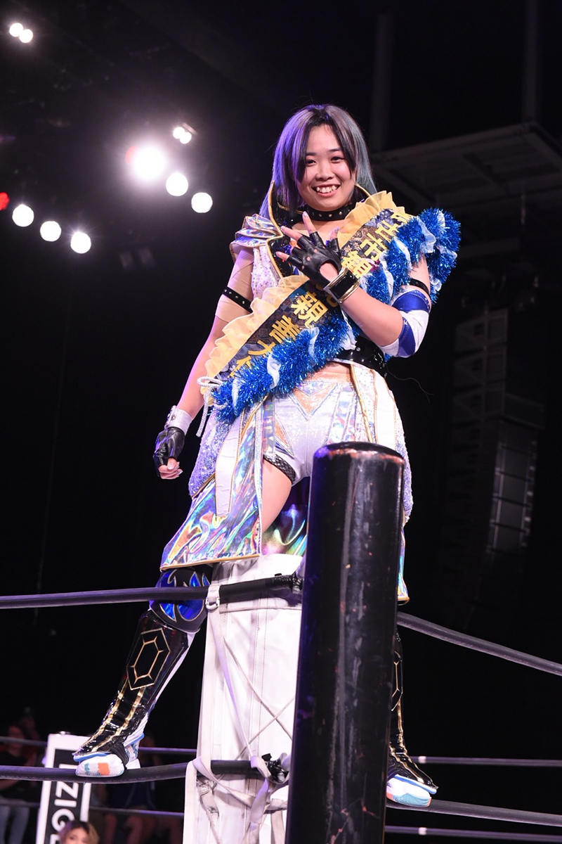 MIRAIが入場すると会場が明るくなる【写真:(C)マリーゴールド】