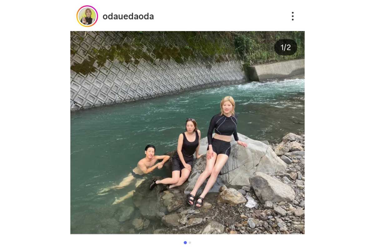 オダウエダ・小田結希の実際の投稿【写真:インスタグラム(@odauedaoda)より】