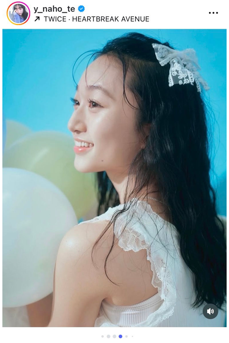 『Popteen』モデルからの卒業を報告した横溝菜帆【写真:インスタグラム(@y_naho_te)より】