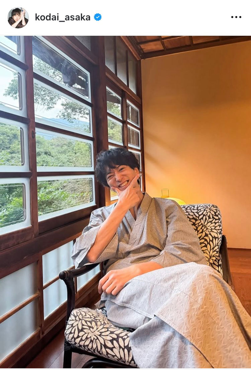 家族旅行を楽しむ浅香航大【写真:インスタグラム(@kodai_asaka)より】